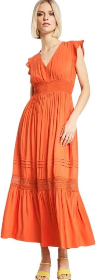 Gaudi Maxi kleedjes Oranje Dames