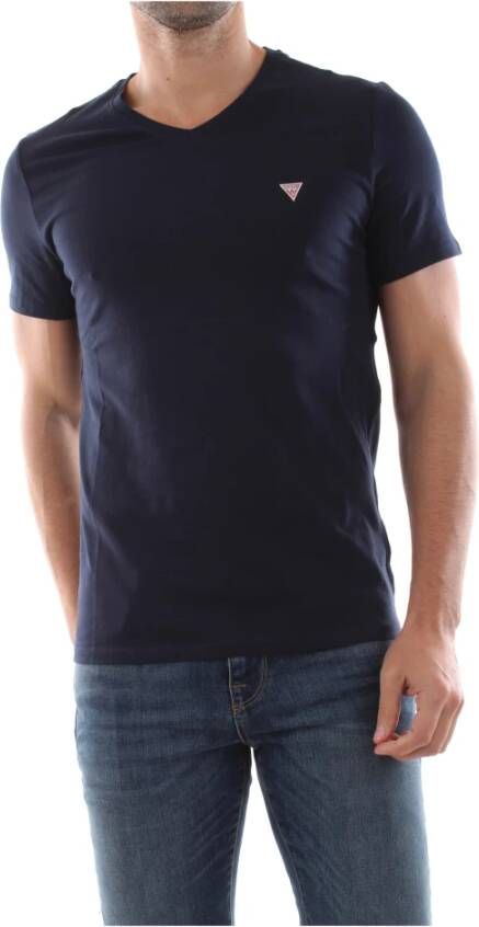 Guess M01I37 I3Z00 VN Core Tee , Blauw, Heren