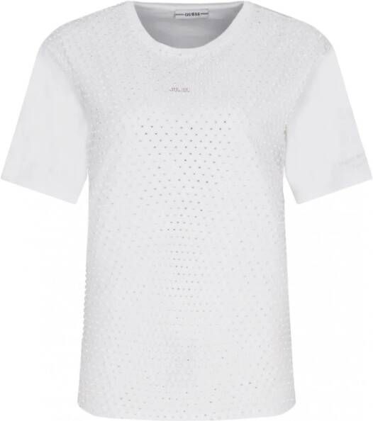 Guess T Shirt Inzetstuk Netstof