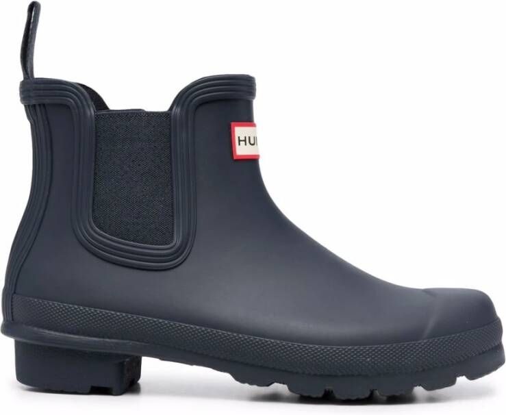 Hunter Regenlaarzen Blauw Dames