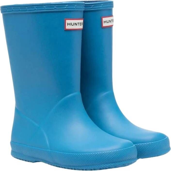 Hunter Jager laarzen helder blauw , Blauw, Unisex