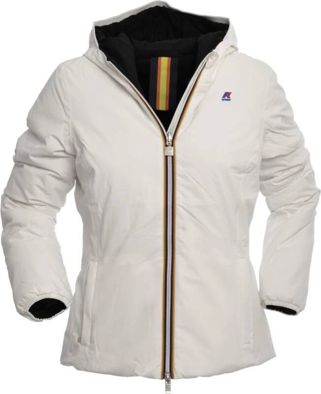 K-way Double Lily Warm Jacket K Way, Wit, Dames
