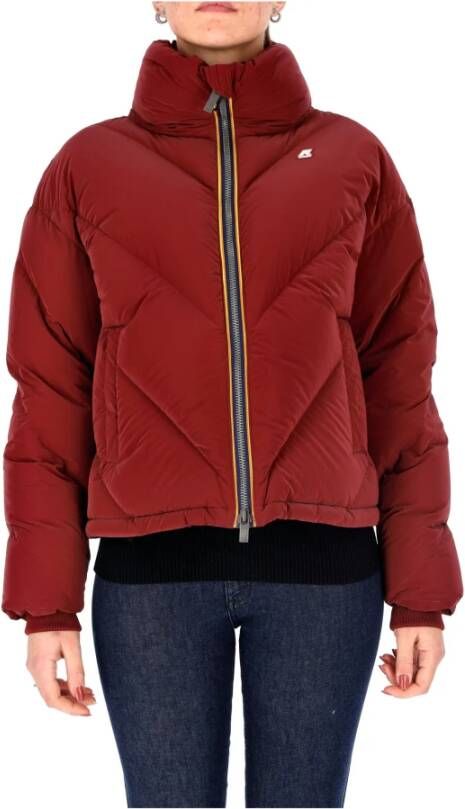 K-way K Way Gewatteerde Jassen Rood Dames