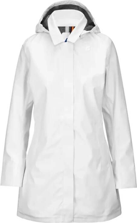 K-way Giaccone K41158W XRE K Way, Wit, Dames