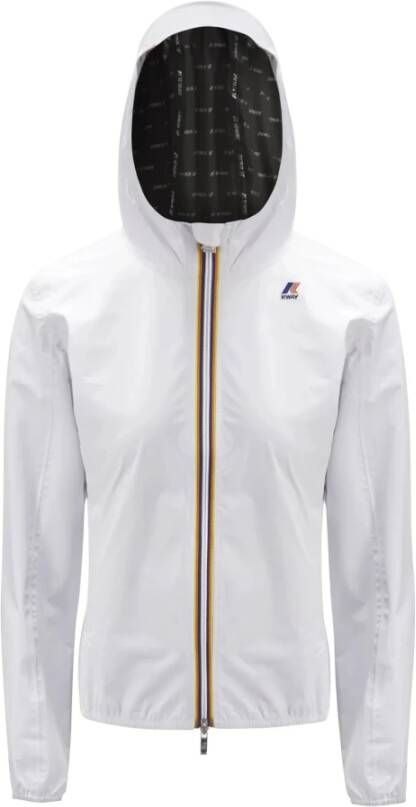 K-way Jacket Lil Stretch Dot K Way, Wit, Dames