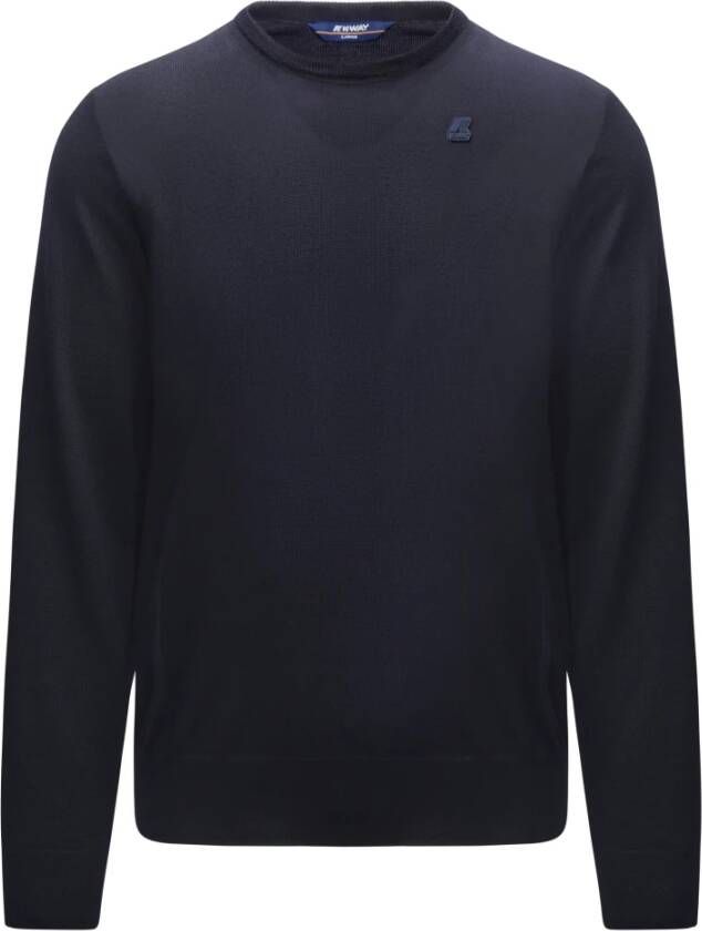 K-way K Way Sweaters Blue K Way, Blauw, Heren