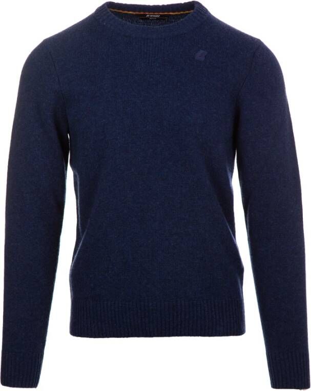 K-way K Way Sweaters K Way, Blauw, Heren