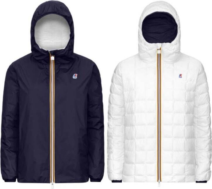 K-way Marguerite Thermo plus 2 0 dubbele jas K Way, Wit, Dames