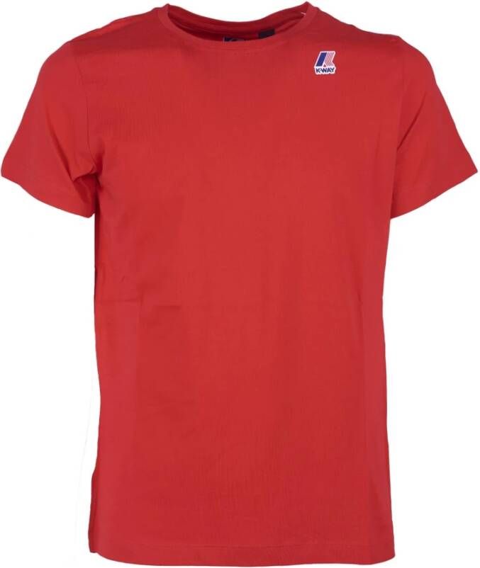 K-way T Shirts K Way, Rood, Heren