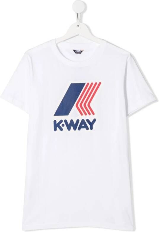 K-way K Way T shirts Wit Heren