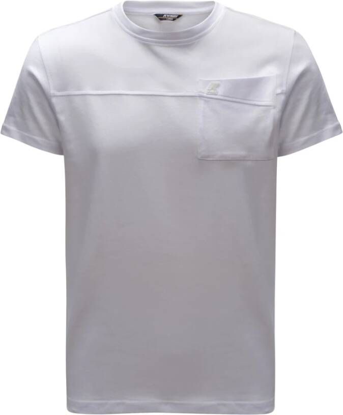 K-way T shirts K Way, Wit, Heren
