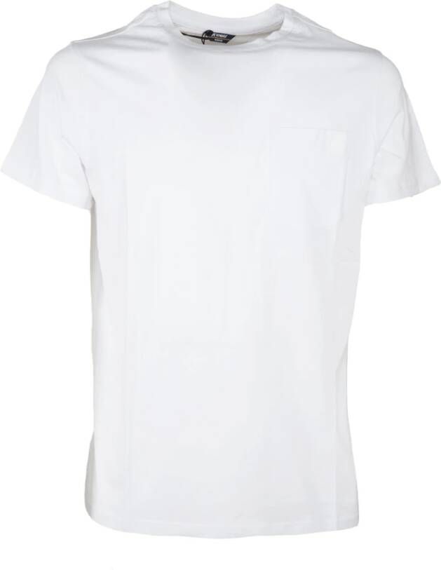 K-way T Shirts K Way, Wit, Heren