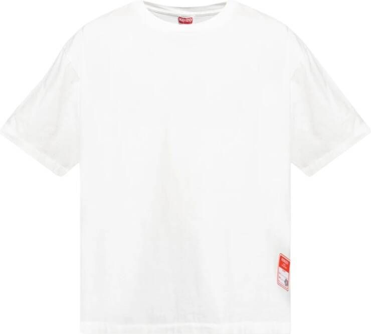 Kenzo Cotton T shirt , Wit, Heren