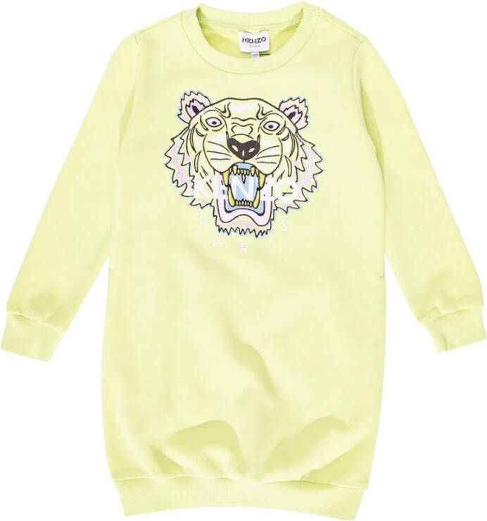 Kenzo Kleed met logo , Geel, Dames