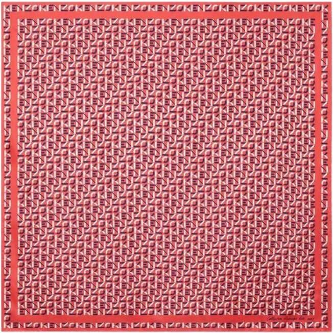 Kenzo Sjaal , Rood, Unisex