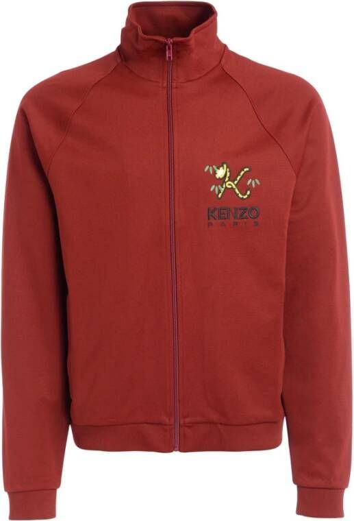 Kenzo Tijgerstaart k sweatshirt , Rood, Heren