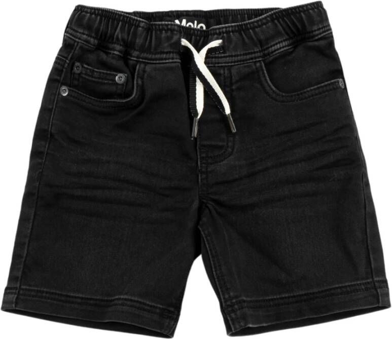 Molo 1S22H116 Shorts Denim , Zwart, Heren