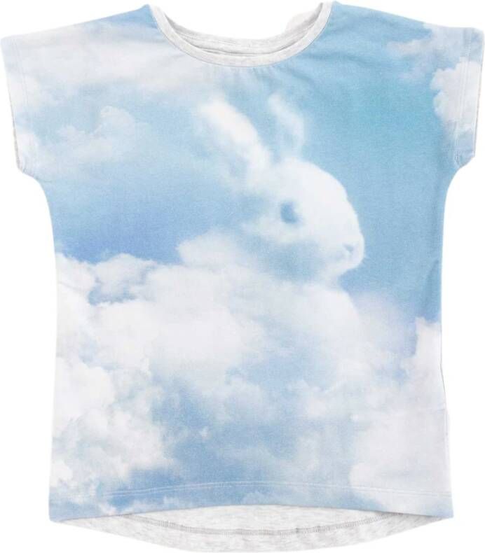 Molo 2W21A217 T shirts met korte mouwen , Blauw, Dames