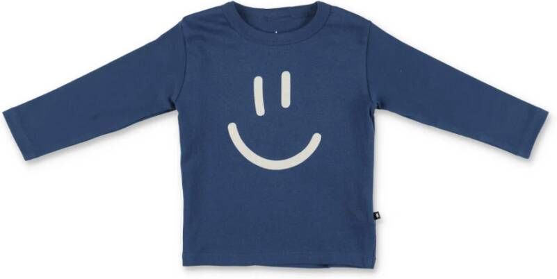 Molo Blauwe T shirtpier in biologisch katoen | Blauw organisch katoen T shirt , Blauw, Unisex