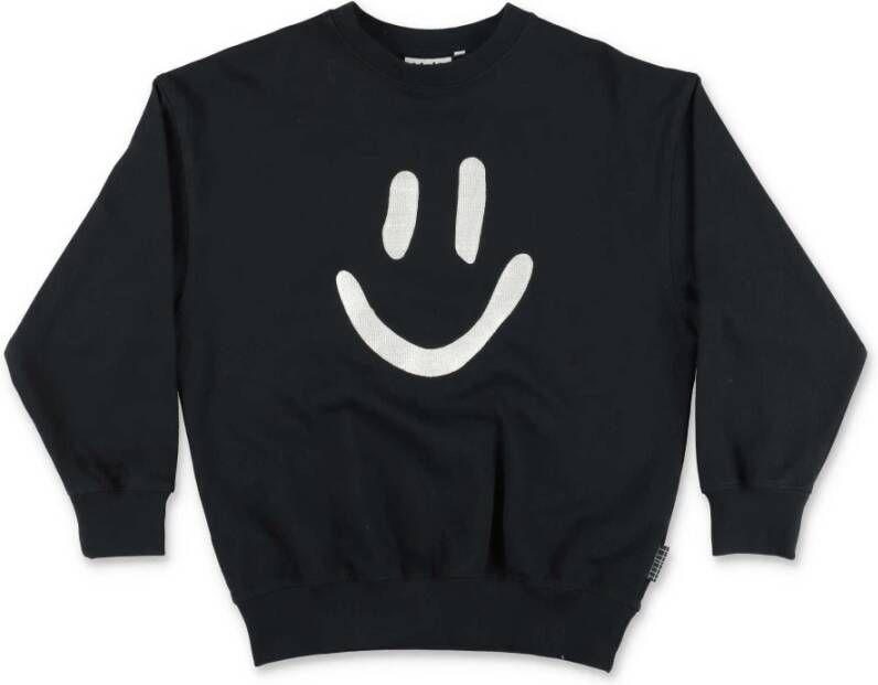 Molo Mar Black Organic Cotton Sweatshirt , Zwart, Heren