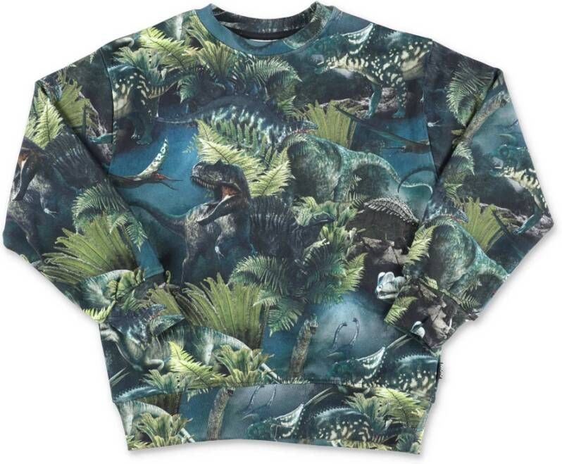 Molo Mattis gedrukt biologisch katoen sweatshirt , Blauw, Heren