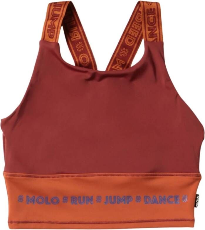 Molo Mouwloze tops Rood Dames