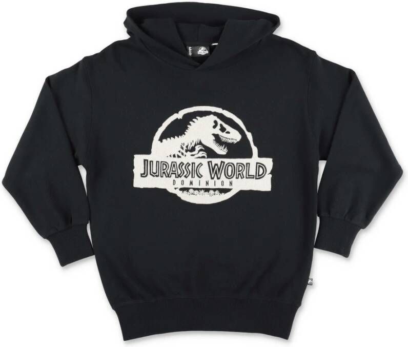 Molo Moz Black Organic Cotton Hoodie , Zwart, Unisex