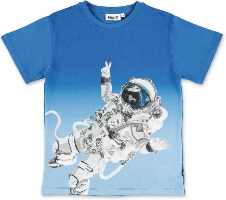 Molo Rasmus organisch katoen t shirt , Blauw, Heren