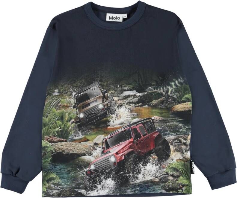 Molo Sweatshirts , Blauw, Heren