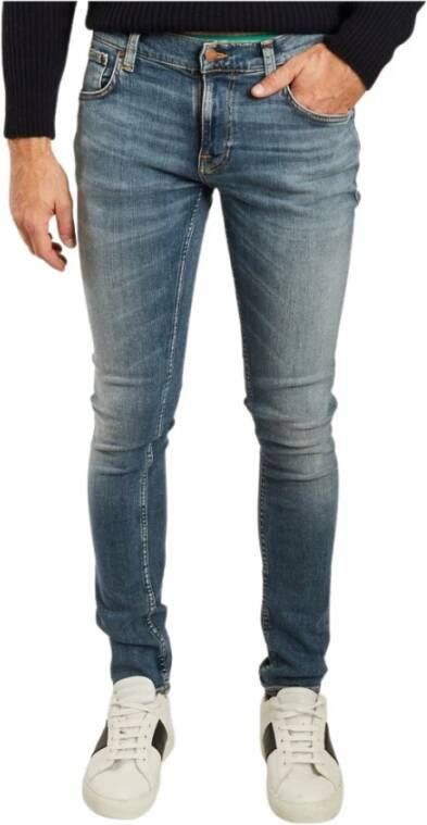 Nudie Jeans skinny fit jeans Tight Terry steel navy