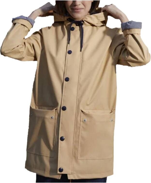 Petit Bateau Regenjassen Beige Dames