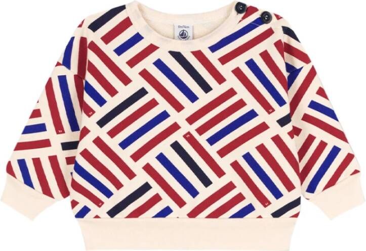 Petit Bateau Sweatshirts , Rood, Dames