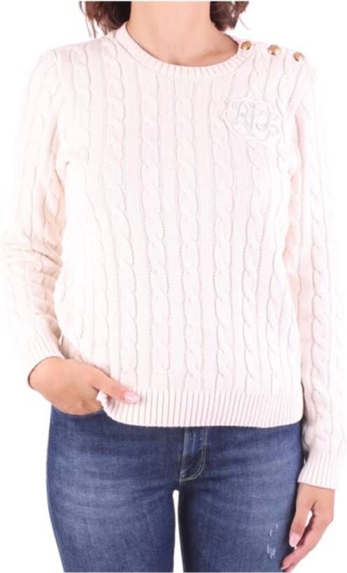 Ralph Lauren Kabelgebreide trui met logoborduring