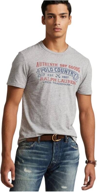 Polo Ralph Lauren T shirts , Grijs, Heren