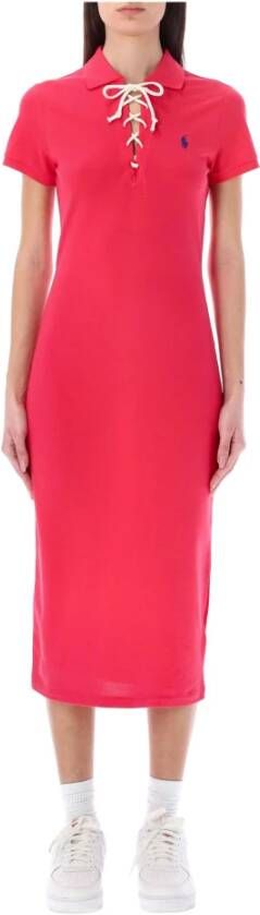 Ralph Lauren Dag Midi jurk , Rood, Dames