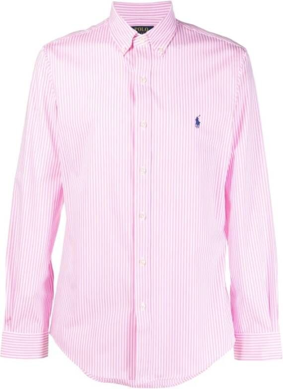 Ralph Lauren Zakelijke Overhemden Roze Heren