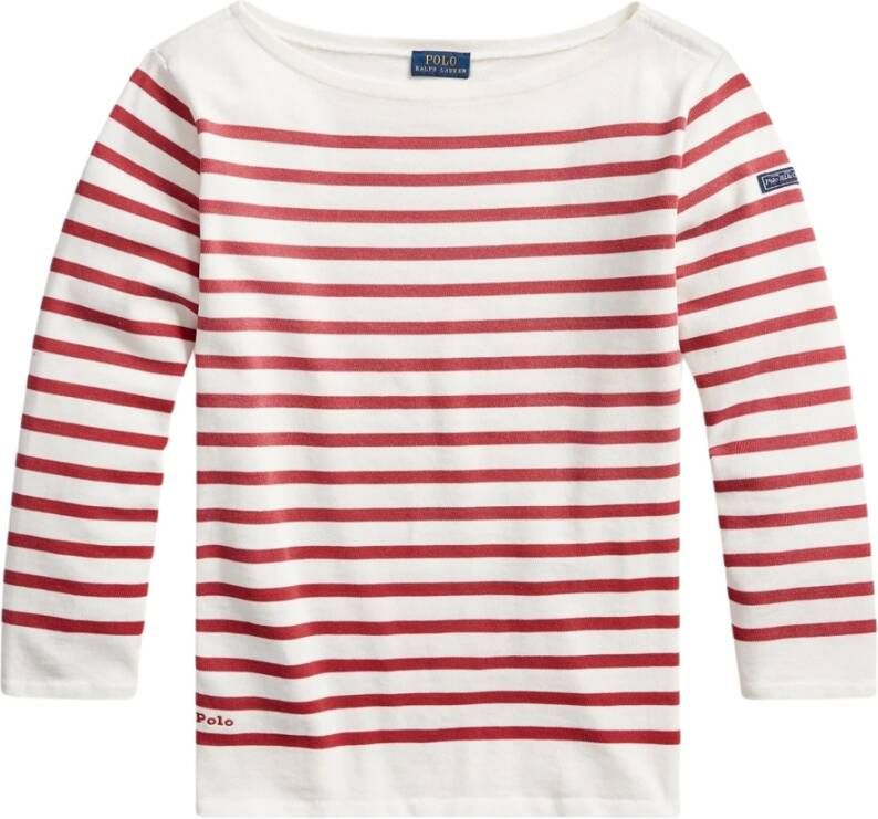 Ralph Lauren Truien met ronde hals , Rood, Dames