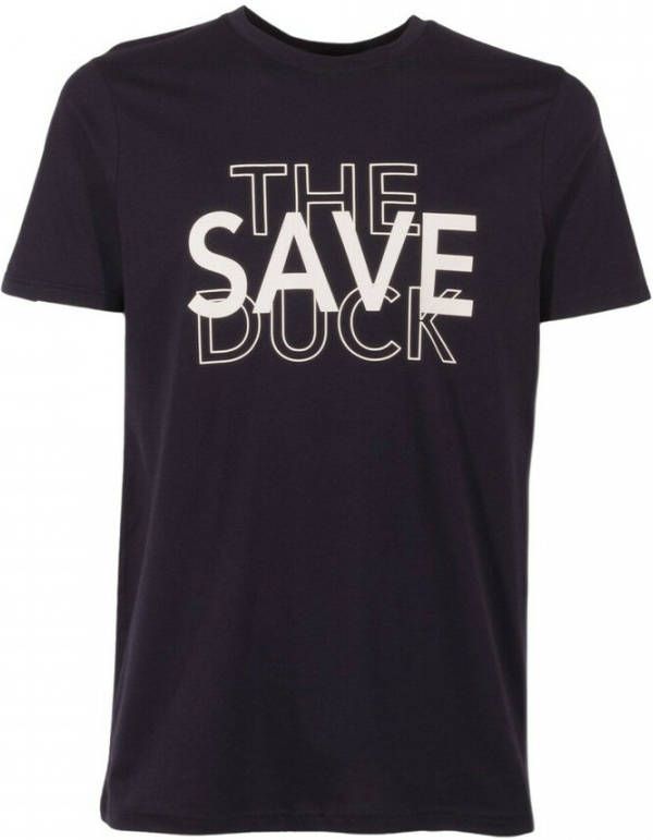 Save The Duck T Shirt , Blauw, Heren