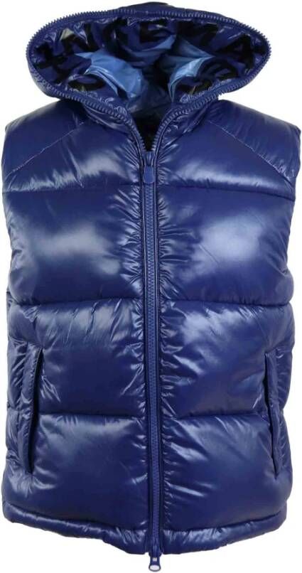 Save The Duck Vesten , Blauw, Heren