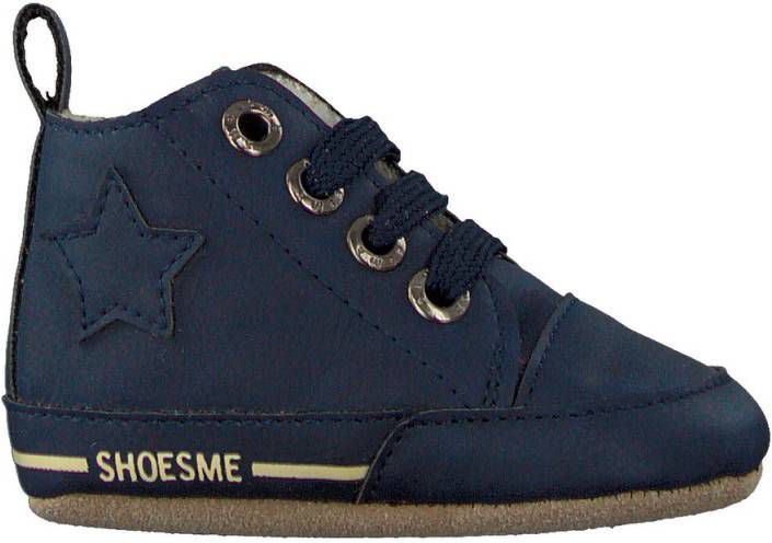 Shoesme BS9A001-E leren babyschoenen donkerblauw