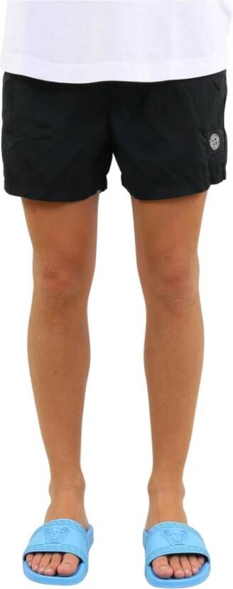 Stone Island Casual korte broek , Zwart, Heren