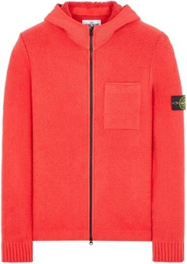Stone Island Doorritsbaar , Rood, Heren
