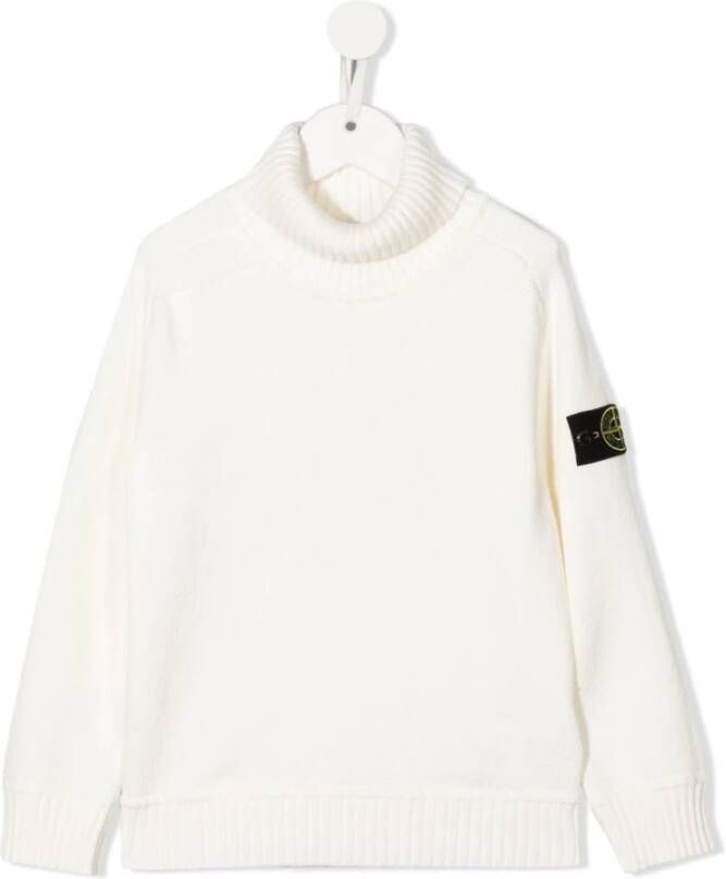 Stone Island Gebreide kleding , Wit, Heren