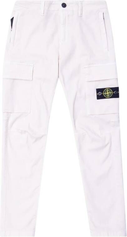 Stone Island Lange broeken Wit Heren