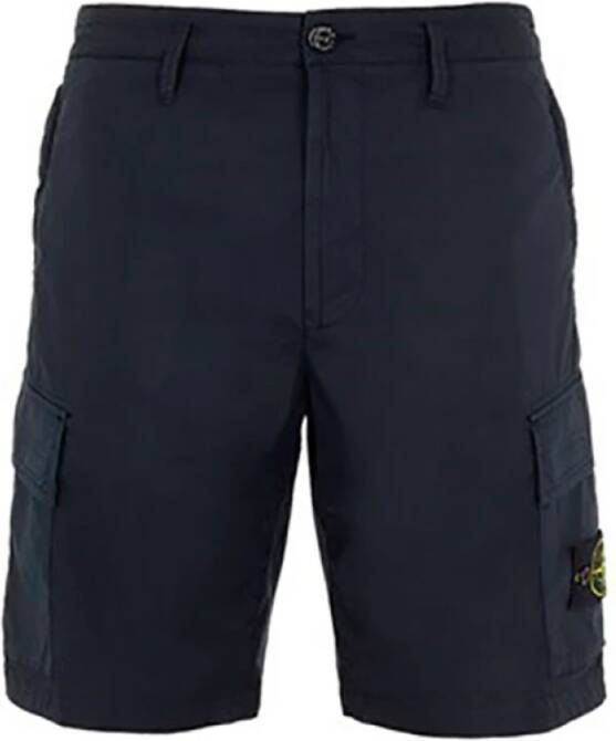 Stone Island Lange korte broek , Blauw, Heren