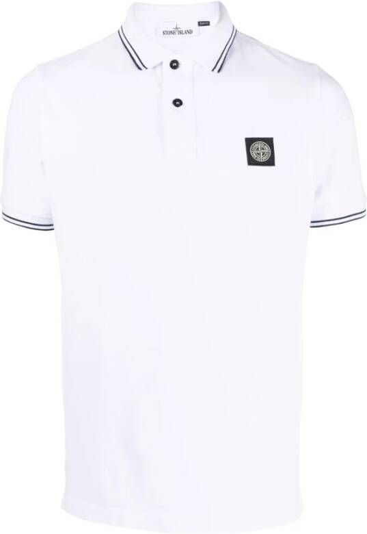 Stone Island Poloshirt , Wit, Heren