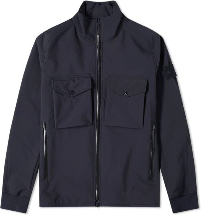 Stone Island Regenjassen Blauw Heren