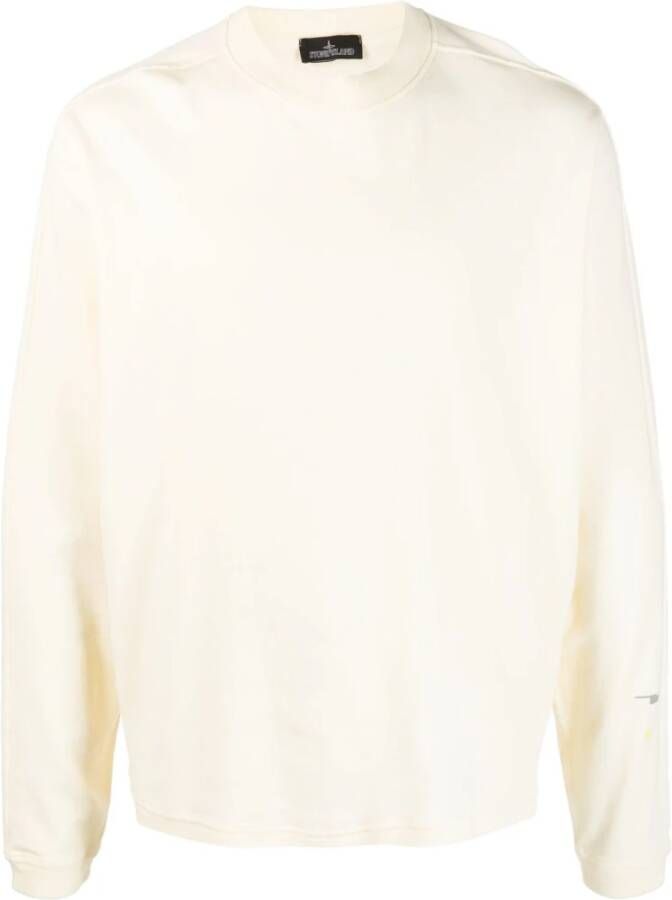 Stone Island Sweatshirt , Wit, Heren