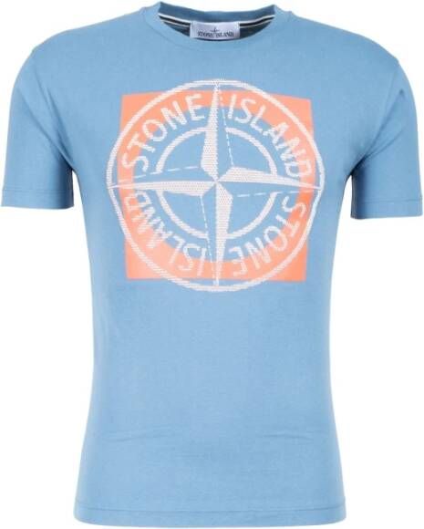 Stone Island T shirt , Blauw, Heren