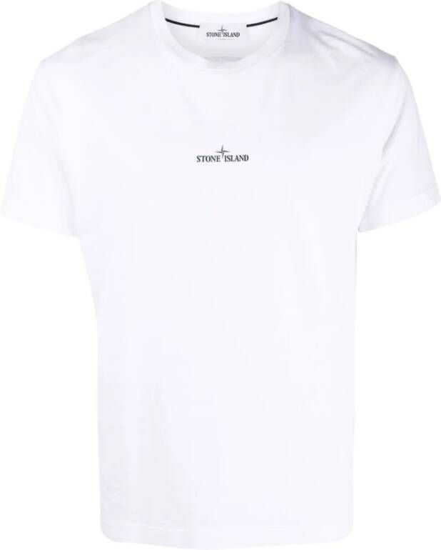 Stone Island T shirt , Wit, Heren